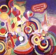 Delaunay, Robert Homage to Bleriot oil